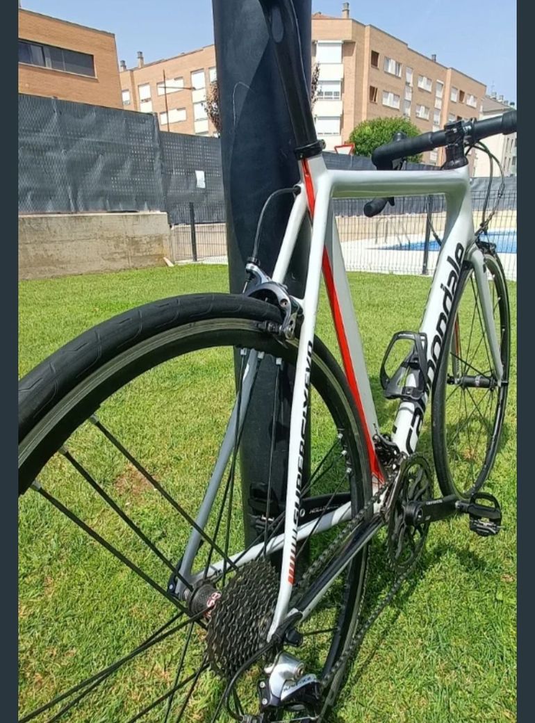 Used Cannondale SuperSix EVO Shimano Dura Ace 2016 Road & Gravel, Hellgrau — image 5 of 6