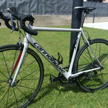 Used Cannondale SuperSix EVO Shimano Dura Ace 2016 Road & Gravel, Hellgrau — image 2 of 6