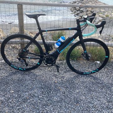 Gebrauchtes Bianchi Impulso e-allroad Shimano 105 2017 Road & Gravel, Blau — Bild 5 von 10