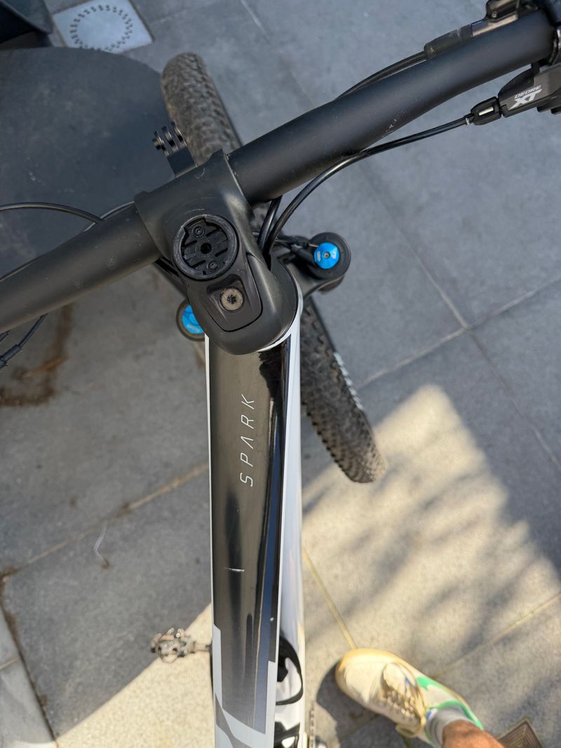 Gebrauchtes Scott Spark Shimano XTR 2025 Mountainbike, Weiß — Bild 7 von 9