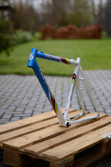 Full Dynamix Hardtail Aluminium Mountainbike MTB Frame Frameset 2000 Mountainbike usato, Bianco — immagine 22 di 31