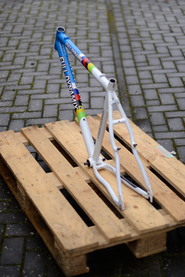 Full Dynamix Hardtail Aluminium Mountainbike MTB Frame Frameset 2000 Mountainbike usato, Bianco — immagine 21 di 31