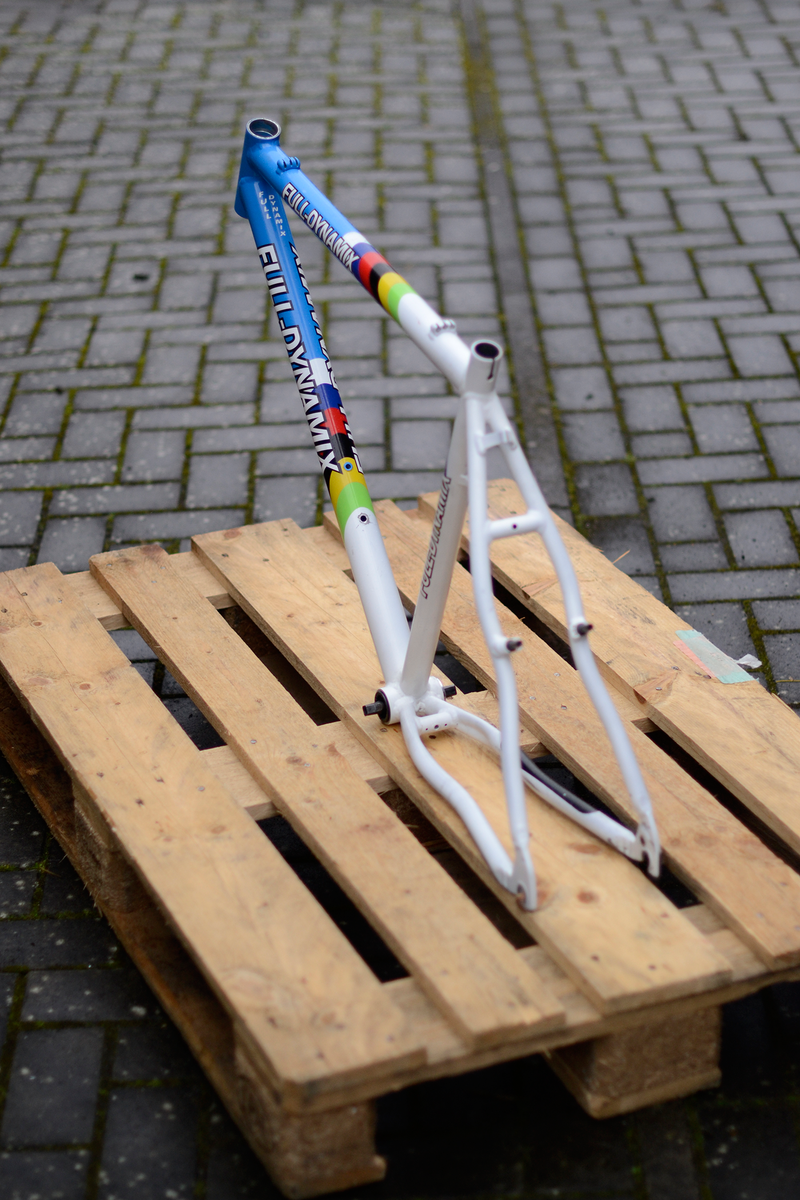 Full Dynamix Hardtail Aluminium Mountainbike MTB Frame Frameset 2000 Mountainbike usato, Bianco — immagine 21 di 31
