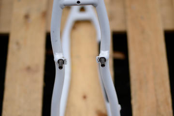 Full Dynamix Hardtail Aluminium Mountainbike MTB Frame Frameset 2000 Mountainbike usato, Bianco — immagine 18 di 31