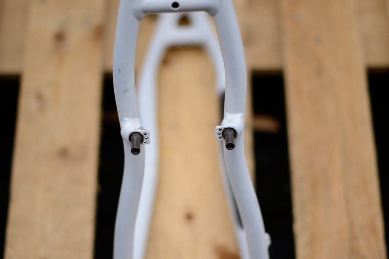 Full Dynamix Hardtail Aluminium Mountainbike MTB Frame Frameset 2000 Mountainbike usato, Bianco — immagine 18 di 31