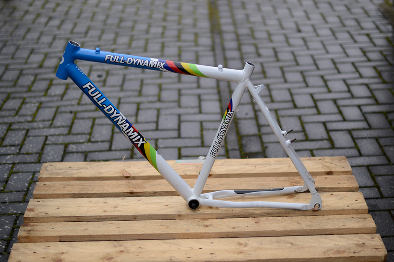Full Dynamix Hardtail Aluminium Mountainbike MTB Frame Frameset 2000 Mountainbike usato, Bianco — immagine 20 di 31