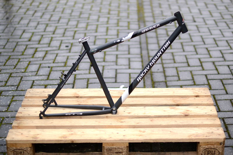 Used Rocky Mountain Hammer Reynolds 725 Steel Frame 47 cm - Ritchey Dropouts Frameset 2002 MTB