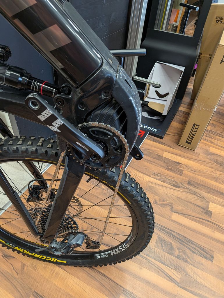 Used Trek Rail SRAM GX Eagle AXS 2023 Mountainbike, Black — image 10 of 11