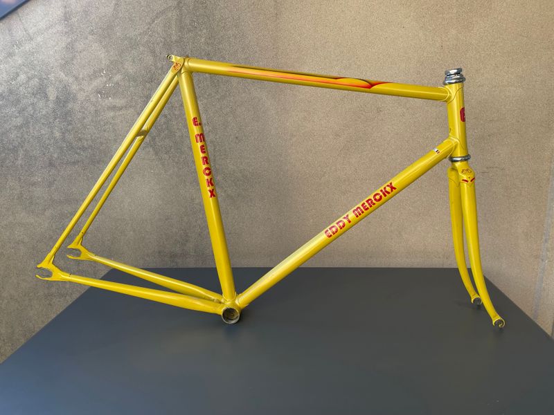 Used Eddy Merckx Track Frame Frameset 1990 Road & Gravel, Orange — image 1 of 17