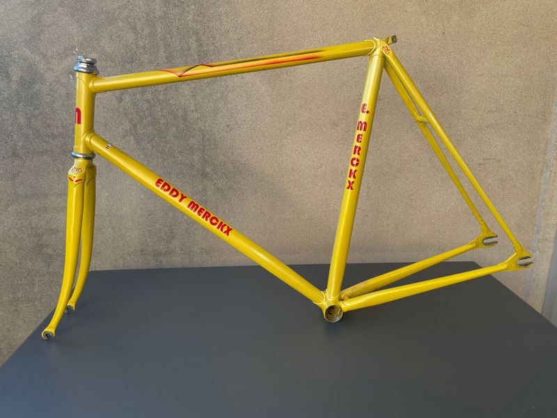 Used Eddy Merckx Track Frame Frameset 1990 Road & Gravel, Orange — image 4 of 17