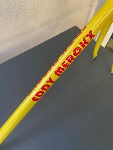 Used Eddy Merckx Track Frame Frameset 1990 Road & Gravel, Orange — image 3 of 17