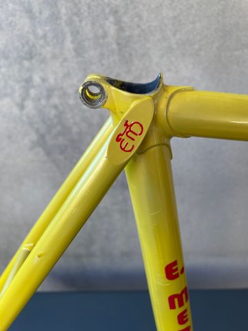 Used Eddy Merckx Track Frame Frameset 1990 Road & Gravel, Orange — image 2 of 17