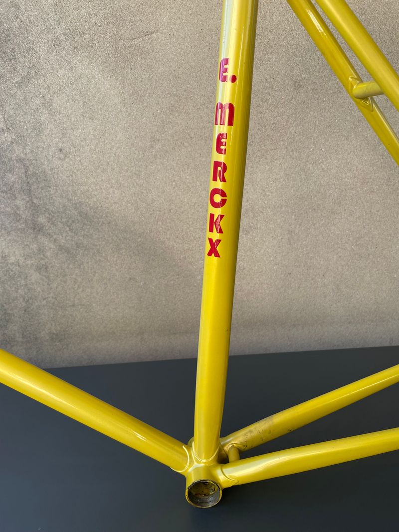 Used Eddy Merckx Track Frame Frameset 1990 Road & Gravel, Orange — image 5 of 17