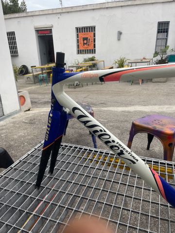 Used Wilier Team Lampre Frameset 1990 Road & Gravel, Blue — image 5 of 6