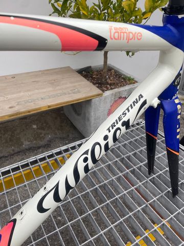 Used Wilier Team Lampre Frameset 1990 Road & Gravel, Blue — image 6 of 6
