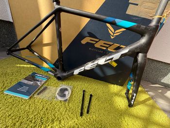Used Felt FRD Felt FRD Custom Frameset 2024 Road & Gravel, Light Gray — image 11 of 12