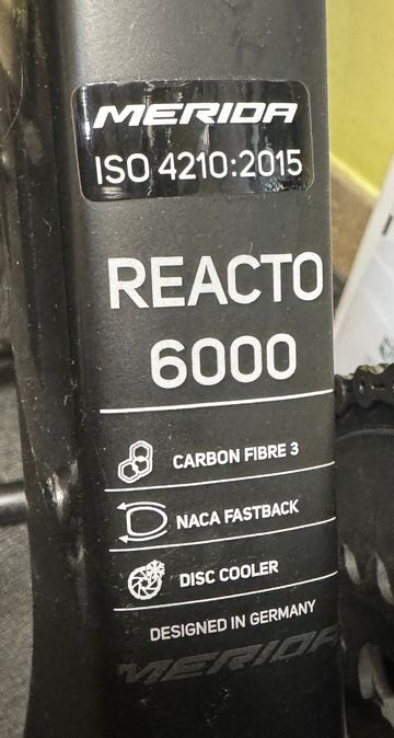 Gebrauchtes Merida REACTO 6000 2021 2021 Road & Gravel, Schwarz — Bild 4 von 5