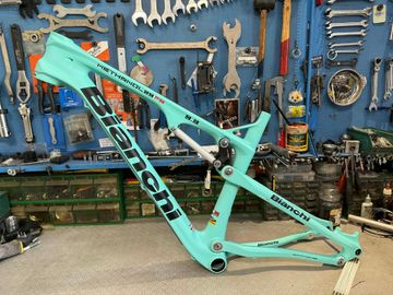 Used Bianchi Methanol 29 FS 9.3 Frameset 2018 Mountainbike, Blue — image 17 of 19