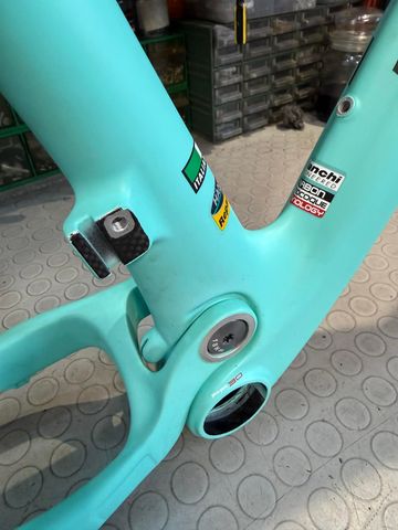 Used Bianchi Methanol 29 FS 9.3 Frameset 2018 Mountainbike, Blue — image 8 of 19