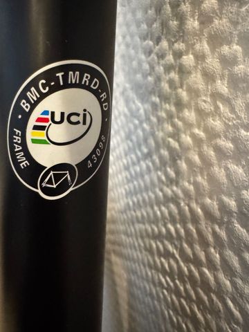Used BMC Timemachine ROAD 01 ONE 2023 Frameset 2023 Road & Gravel, Black — image 5 of 8