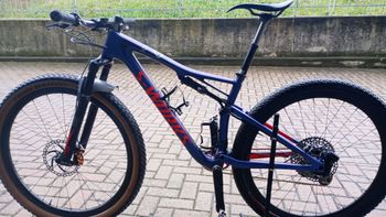 Used Specialized Men's S-Works Epic 2019 2019 Mountainbike, Blue, 29 — image 3 of 4