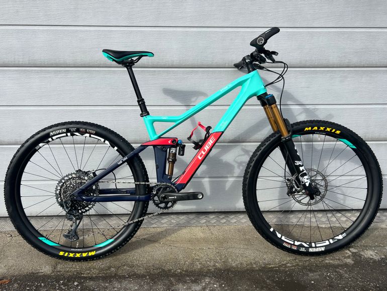 Used CUBE Cube Sting WS 140 HPC 2022 Mountainbike, Green — image 1 of 6