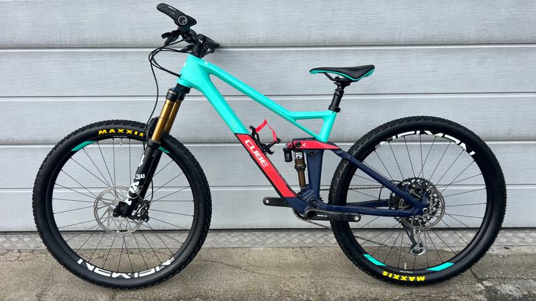Used CUBE Cube Sting WS 140 HPC 2022 Mountainbike, Green — image 2 of 6