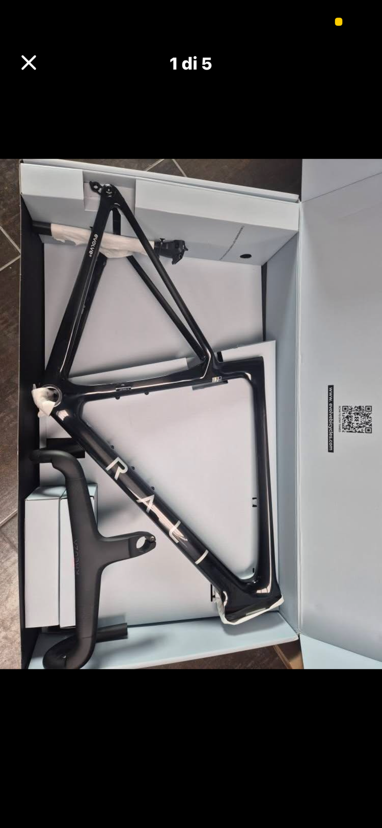 Used evelvo Evelvo Custom Frameset 2026 Road & Gravel, Negro — image 4 of 5