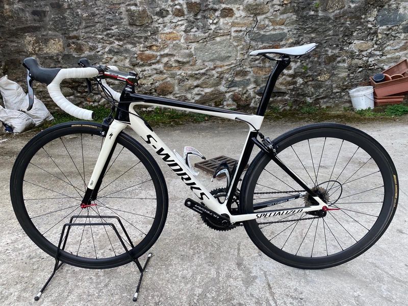 Used Specialized Tarmac Sensah Empire 2020 Road & Gravel, White — image 2 of 11
