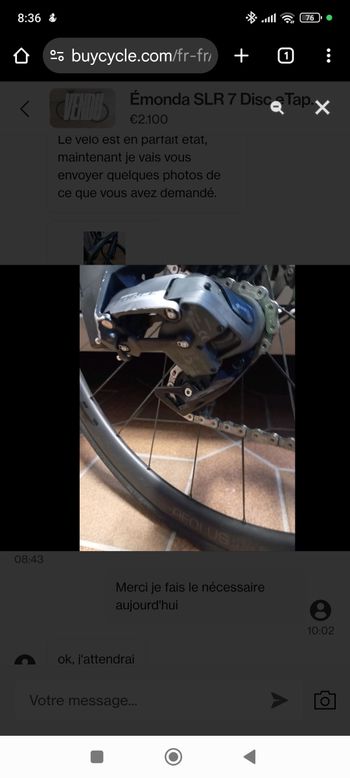 Used Trek Emonda SRAM Force eTap AXS 2020 Road & Gravel, Black — image 6 of 10