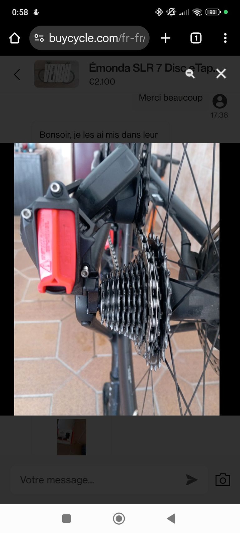 Used Trek Emonda SRAM Force eTap AXS 2020 Road & Gravel, Black — image 10 of 10