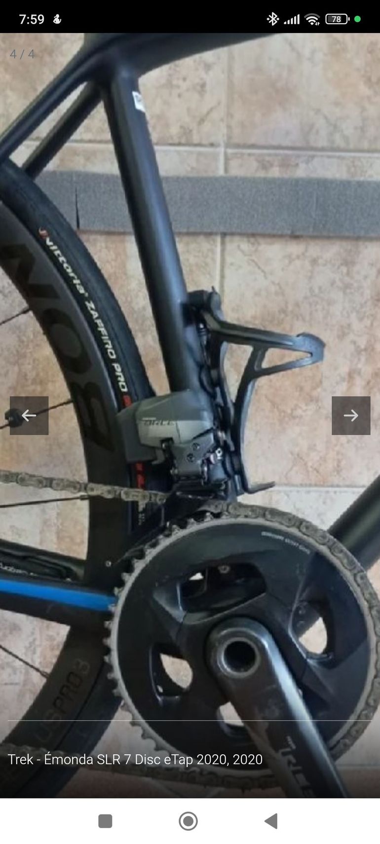 Used Trek Emonda SRAM Force eTap AXS 2020 Road & Gravel, Black — image 4 of 10