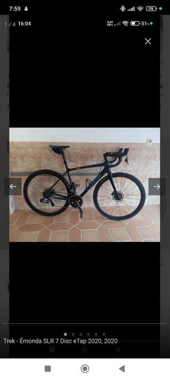 Used Trek Emonda SRAM Force eTap AXS 2020 Road & Gravel, Black — image 2 of 10