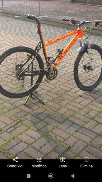 Used IKUDEI Custom Shimano Deore XT 2013 Mountainbike, Orange — image 3 of 3