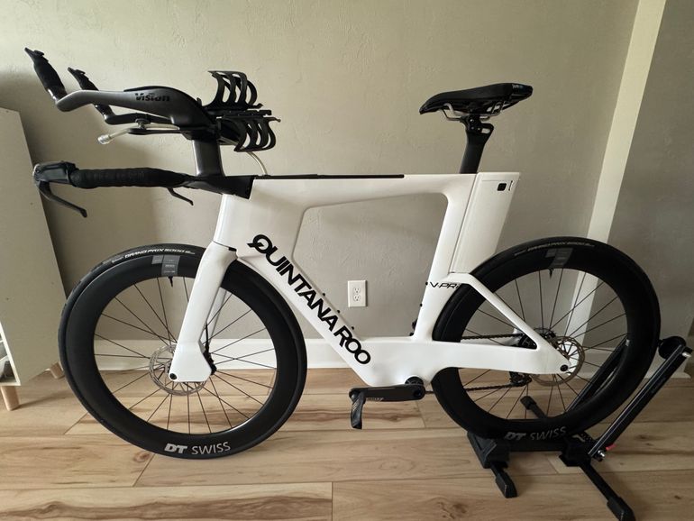 Used Quintana Roo V-PRi SRAM Force E1 2025 Road & Gravel, White — image 2 of 15