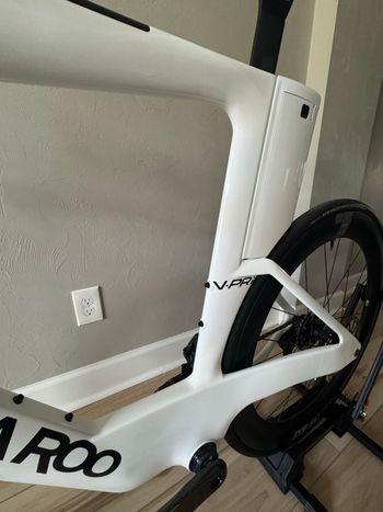 Used Quintana Roo V-PRi SRAM Force E1 2025 Road & Gravel, White — image 9 of 15