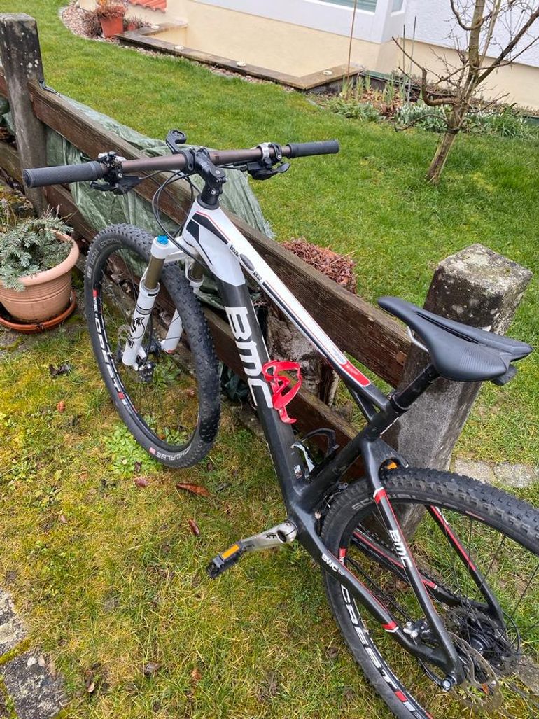 Used BMC Teamelite Shimano Deore XT 2016 Mountainbike, Weiß — image 3 of 6