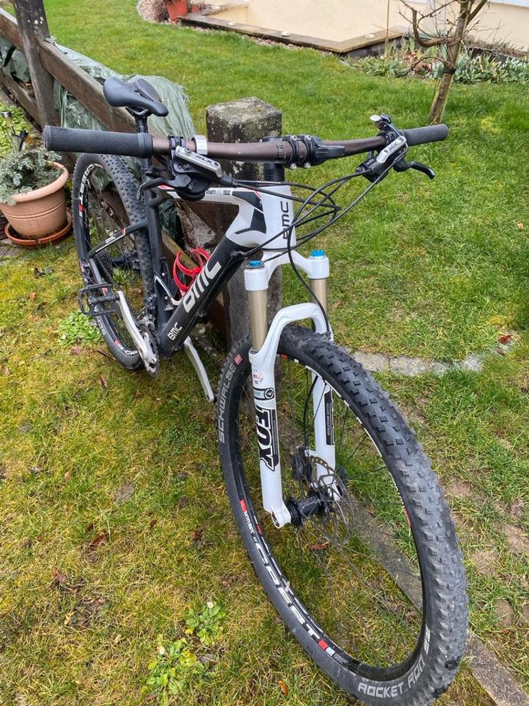 Used BMC Teamelite Shimano Deore XT 2016 Mountainbike, Weiß — image 5 of 6