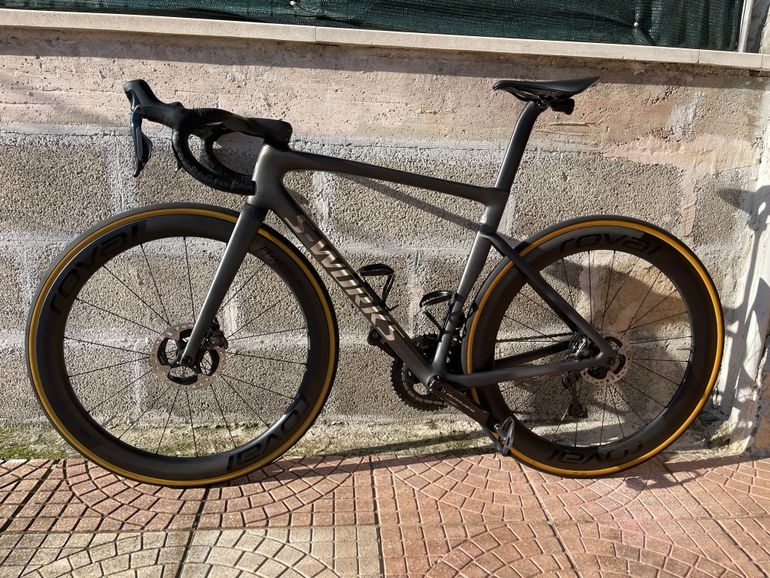 Used Specialized S-Works Tarmac SL7 - Shimano Dura-Ace Di2 2022 2022 Road & Gravel, Light Gray — image 3 of 4
