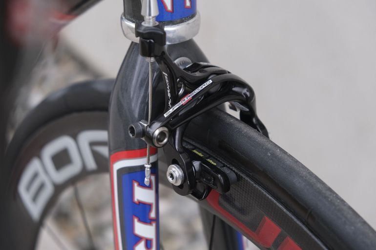Used Trek Trek Custom Campagnolo Super Record 2006 Road & Gravel, Hellgrau — image 9 of 12