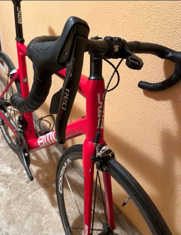 Used BMC BMC Custom SRAM Red eTap AXS 2015 Road & Gravel, Rot — image 3 of 4