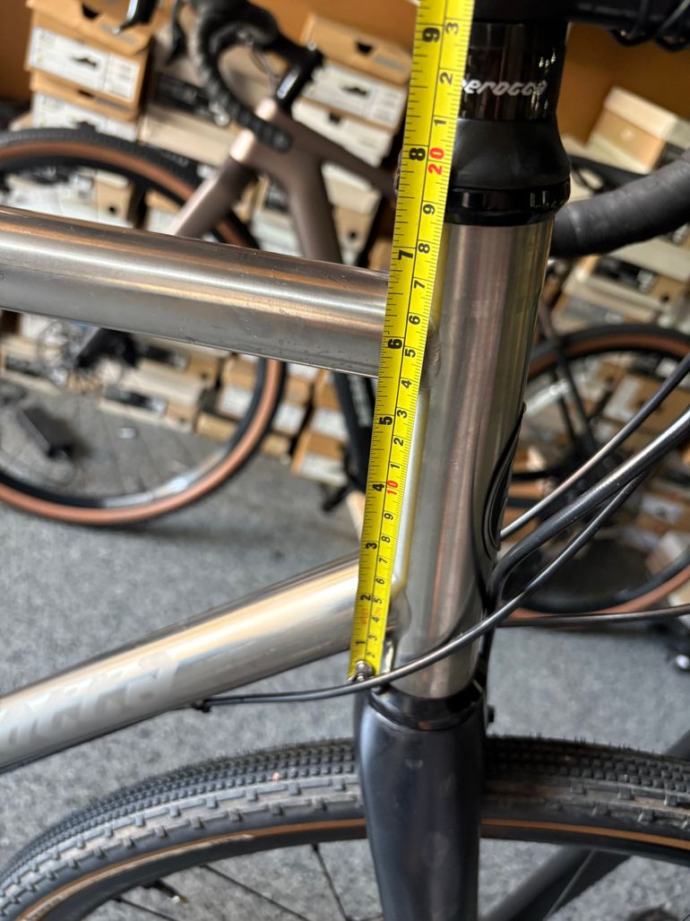 Used Serotta Prologue Titanium 2021 Road & Gravel, Light Gray — image 11 of 12