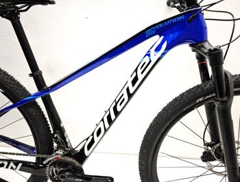 Used Corratec E-Gravel Shimano Deore XT 2020 Mountainbike, Blau — image 5 of 12