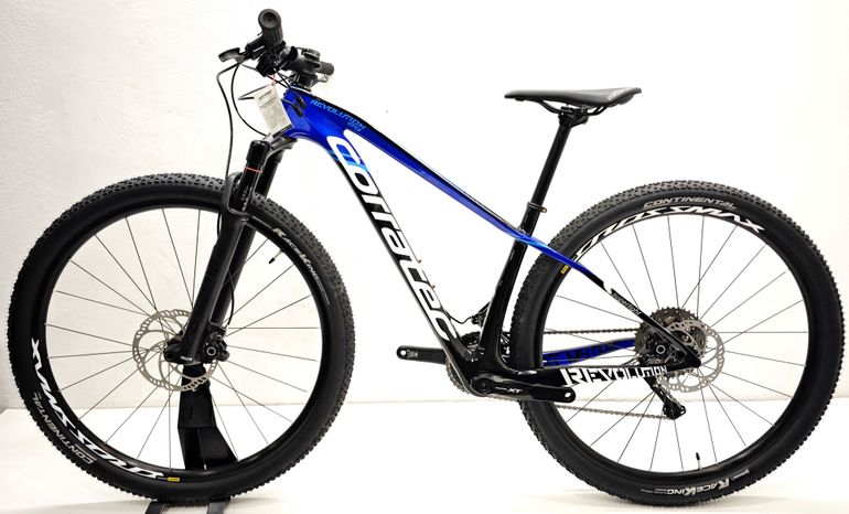 Used Corratec E-Gravel Shimano Deore XT 2020 Mountainbike, Blau — image 2 of 12
