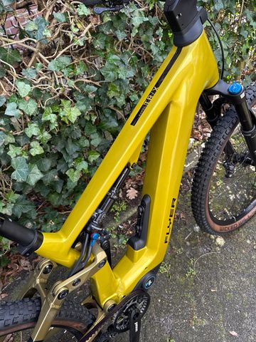 Gebrauchtes Flyer Goroc Pinion E1.12 Motor & Gearbox 2023 Mountainbike, Schwarz — Bild 6 von 6