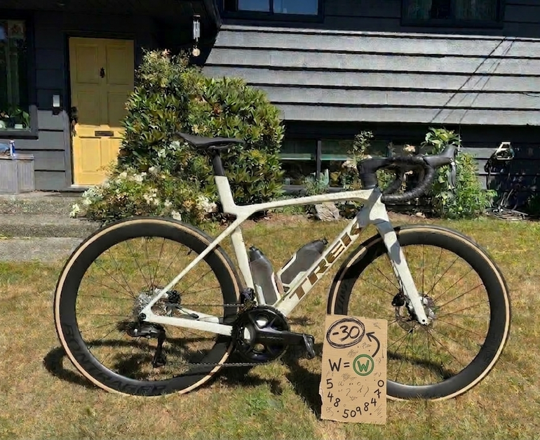 Used Trek Madone SLR 7 Gen 8 2025 2025 Road & Gravel, White — image 1 of 4