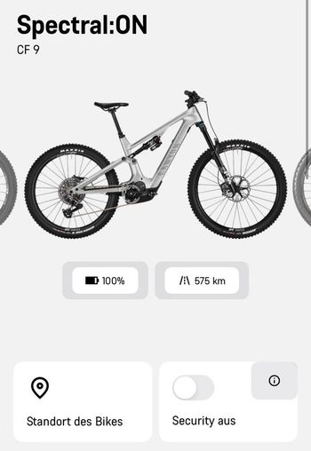Used Canyon Canyon Spectral:ON CF 9 EMTB Nur 600 Km, SRAM Eagle AXS 2023 Mountainbike, Light Gray — image 7 of 9