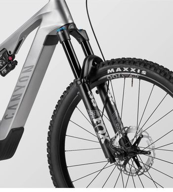 Used Canyon Canyon Spectral:ON CF 9 EMTB Nur 600 Km, SRAM Eagle AXS 2023 Mountainbike, Light Gray — image 5 of 9