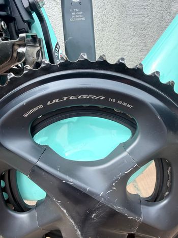 Used Bianchi Infinito CV Ultegra Di2 2023 2023 Road & Gravel, Blue — image 8 of 15