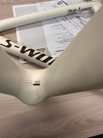 Used Specialized Custom Frameset 2025 Road & Gravel, White — image 3 of 20